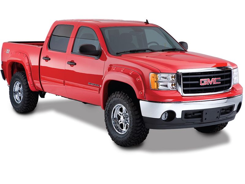 Bushwacker Boss Pocket Style Fender Flares for 2007-2013 GMC Sierra 1500, Excludes Longer beds