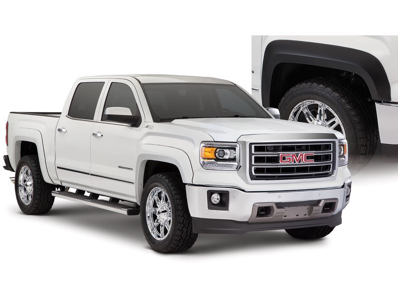 Bushwacker Extend-A-Fender Fender Flares for 2014-2015 GMC Sierra 1500, Excludes 2016-2018