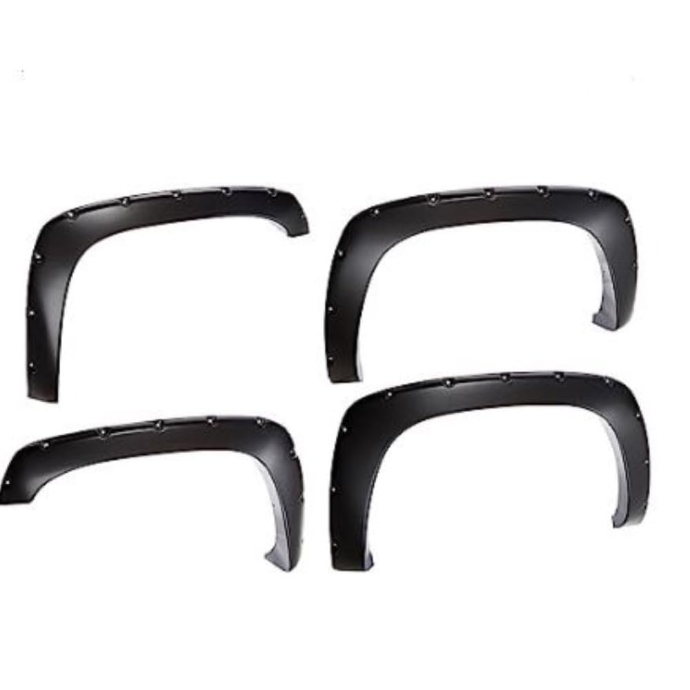 Bushwacker Color-Matched Pocket Style Front & Rear Fender Flares for 2019-2021 Chevrolet Silverado 1500 | 40927-54