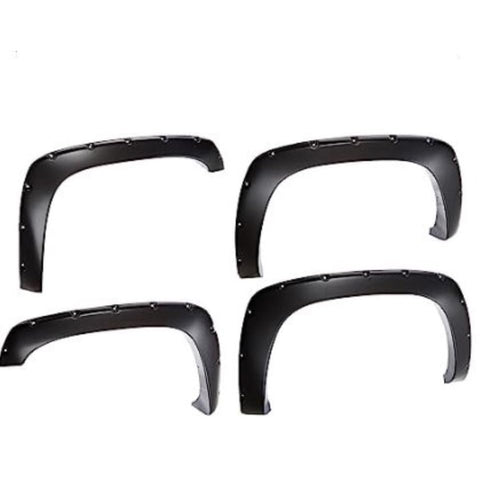 Bushwacker Color-Matched Pocket Style Front & Rear Fender Flares for 2019-2021 Chevrolet Silverado 1500 | 40927-54