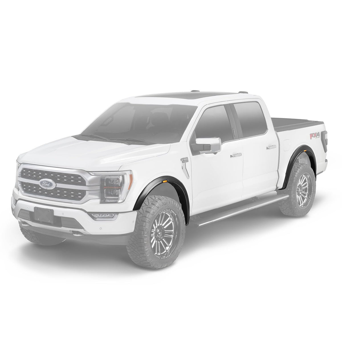 Bushwacker RVL Style Front & Rear Fender Flares for 2023-2026 Ford F-250 / F-350 Super Duty | 40980-02