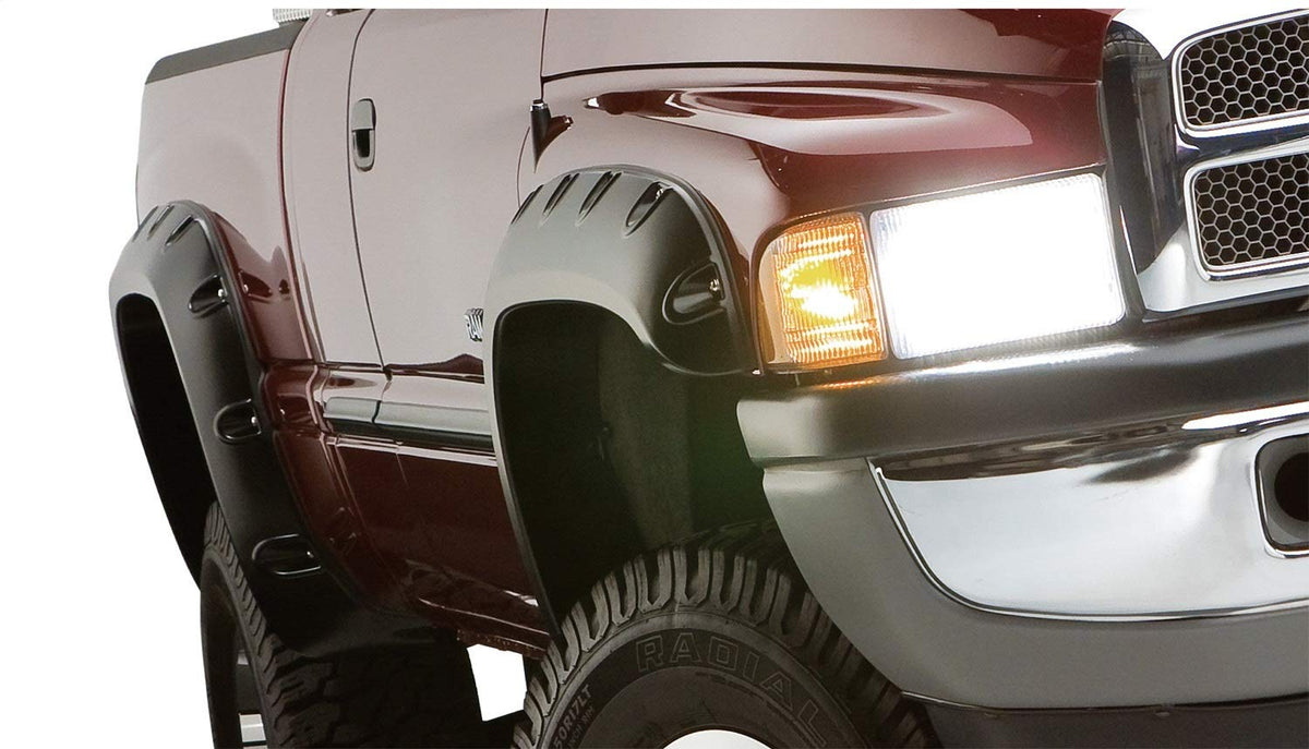 Bushwacker Color-Matched Pocket Style Front & Rear Fender Flares for 2019-2026 GMC Sierra 1500 | 40909-64