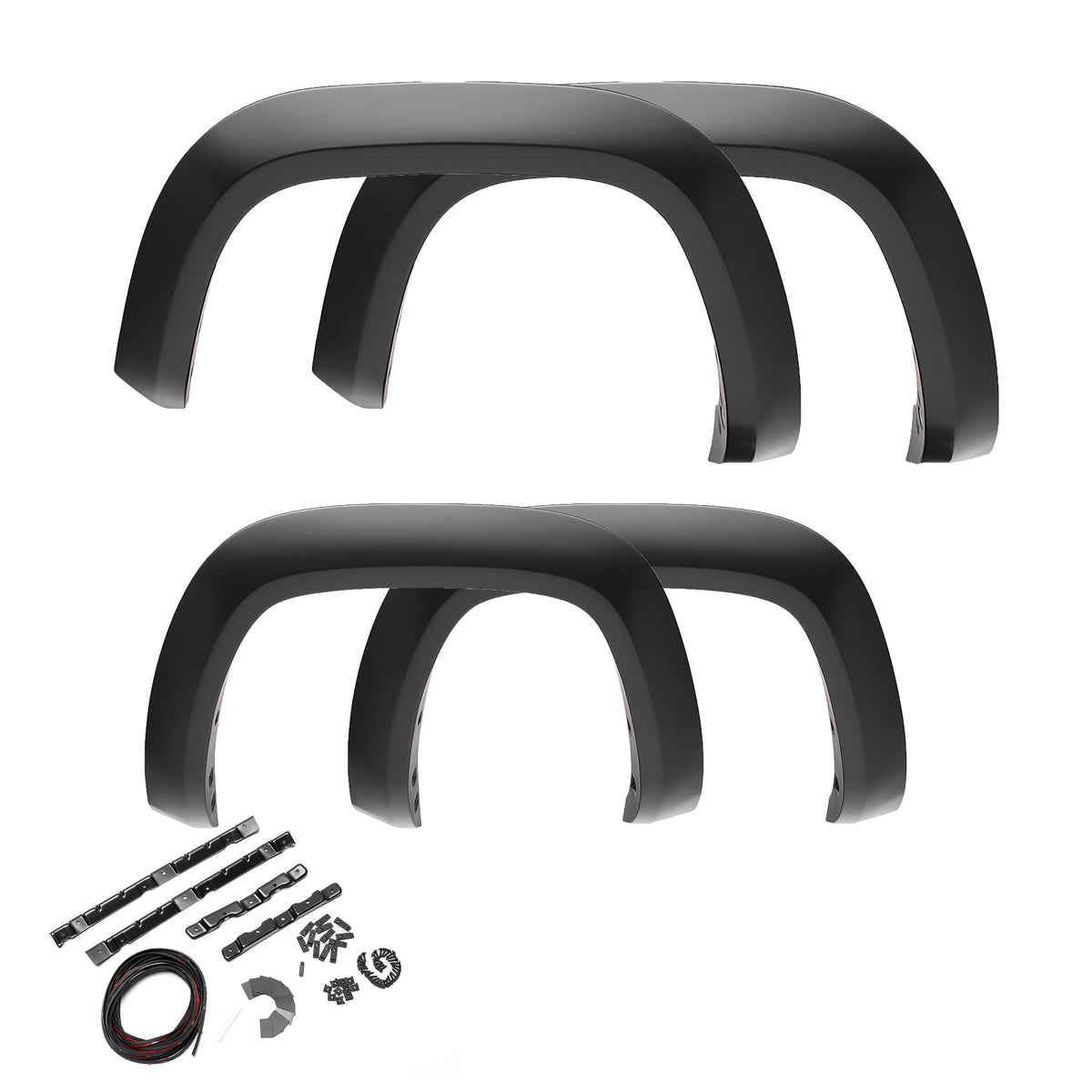 Bushwacker Extend-A-Fender Front & Rear Fender Flares for 2018-2020 Ford F-150 | 20947-02