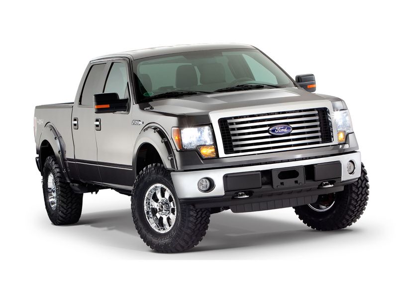 Bushwacker Pocket Style Fender Flares for 2009-2014 Ford F-150, Excludes Raptor, Flareside