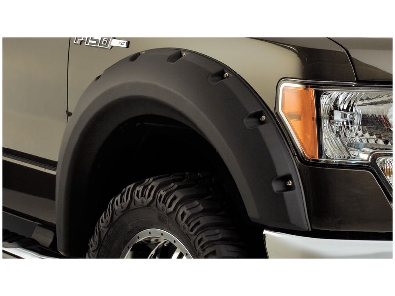 Bushwacker Max Coverage Pocket Style Fender Flares for 2009-2014 Ford F-150, Excludes Raptor