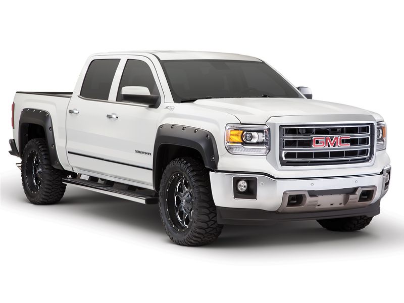 Bushwacker Pocket Style Fender Flares for 2014-2018 GMC Sierra 1500, Excludes 97.8 in. bed