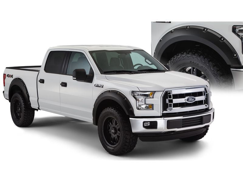 Bushwacker Pocket Style Fender Flares for 2015-2017 Ford F-150, Excludes Technology Package 68T