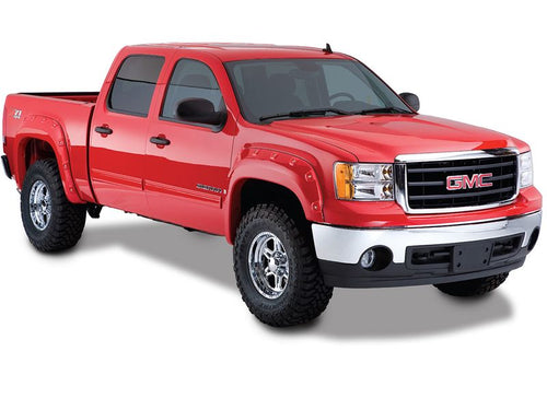 Bushwacker Boss Pocket Style Fender Flares for 2007-2013 GMC Sierra 1500, Excludes 69.3 in. bed